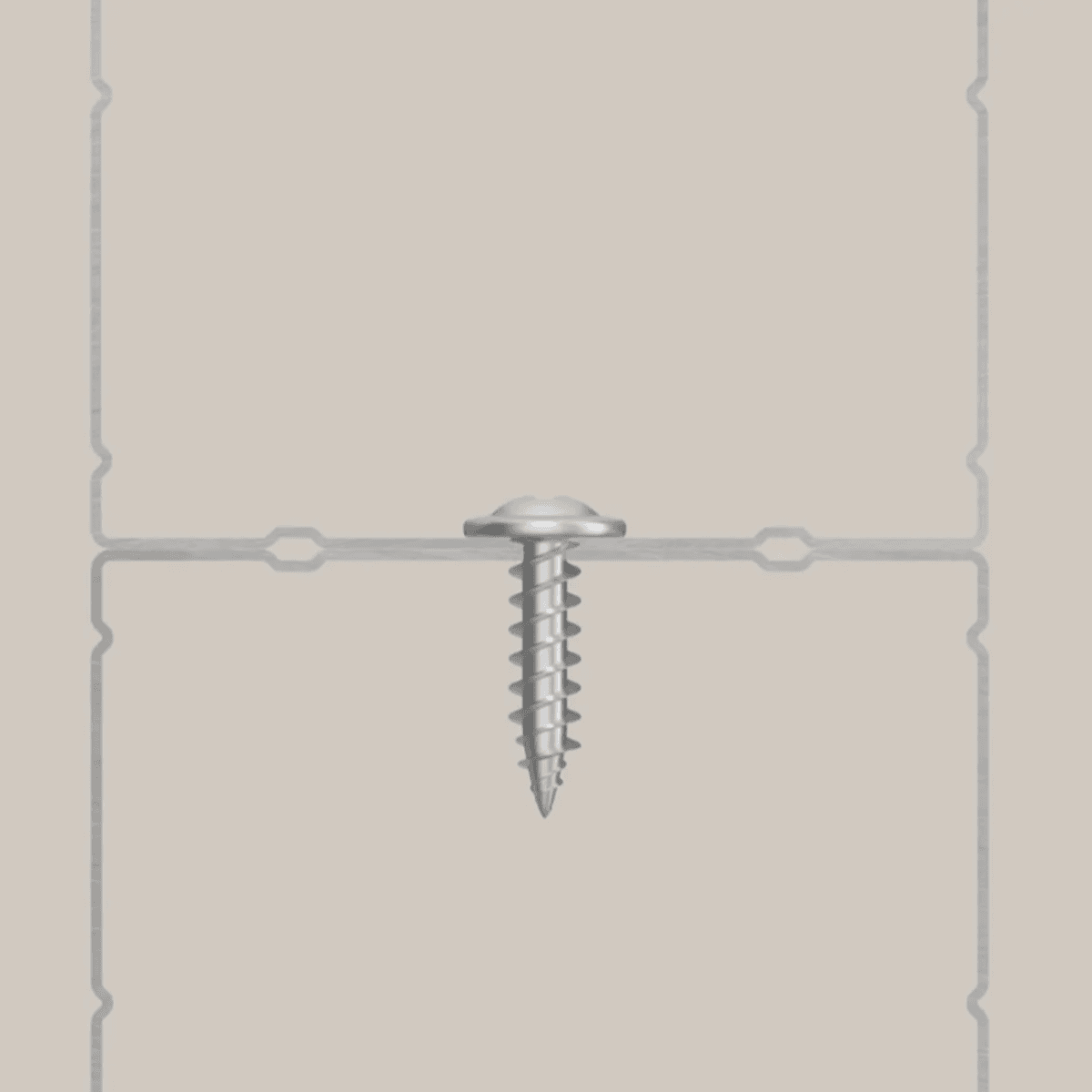 Montasjeskrue 4,2 x 13 mm (50 stk)